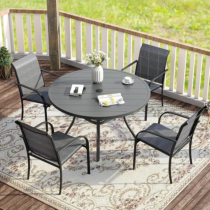 VICLLAX 5 Pieces Patio Dining Set by HOME