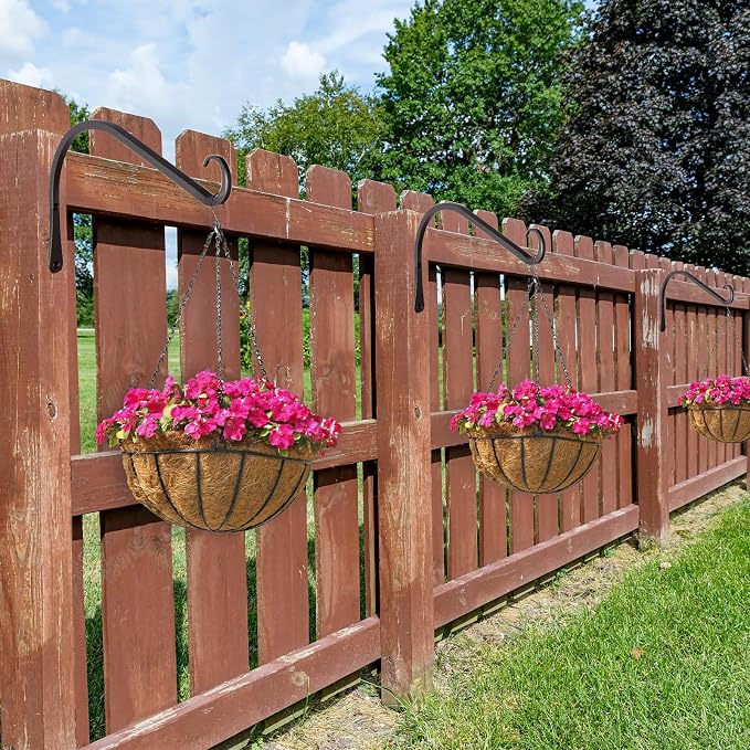 11 inch Plant Hanger, Sturdy Hanging Plant Bracket Outdoor, Hanging Plant Wall - Image 7