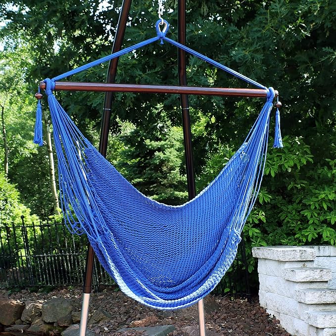 Sunnydaze Outdoor Hammock Chair Swing - Image 7