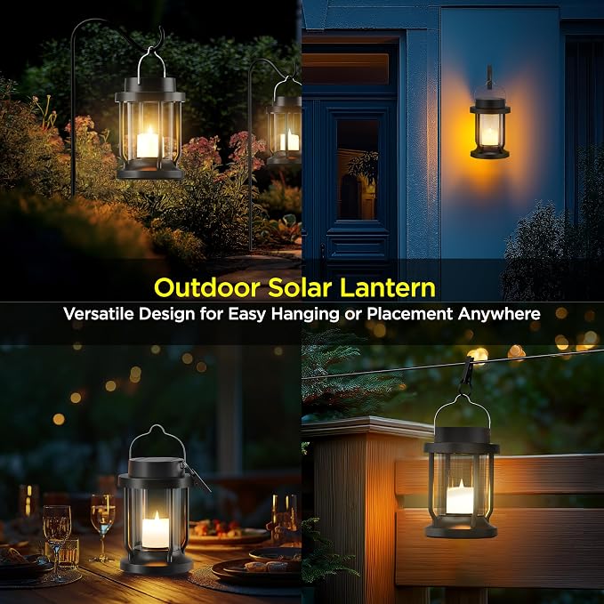 Solar Lantern Outdoor & Indoor Use – Hanging Solar Lights - Image 6