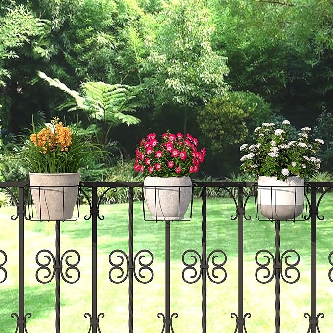 TQVAI 10 Inch Railing Planter - Image 2