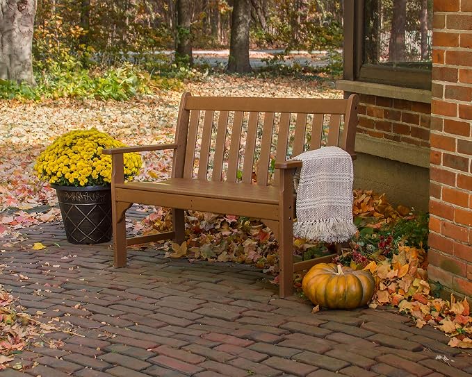 POLYWOOD GNB48WH Vineyard 48" Bench - Image 2