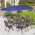 PHI VILLA 7 Piece Patio Dining Furniture Set by PHIVILLAThepioneerofcomfortablehouseholdsupplies