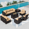 11 Pieces Patio Furniture Set by ASJMR