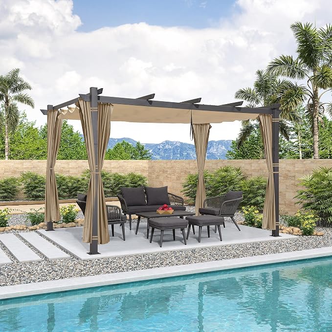 PURPLE LEAF 10' X 13' Outdoor Pergola by PURPLELEAF