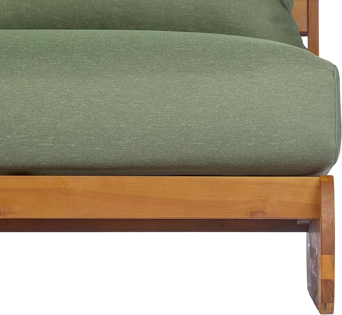 Christopher Knight Home Poppy Acacia Wood Outdoor 3 Seater Sofa - Image 10