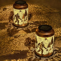 2 Pack Solar Lanterns Outdoor, Big Foot Gifts by ChristmasDecorations