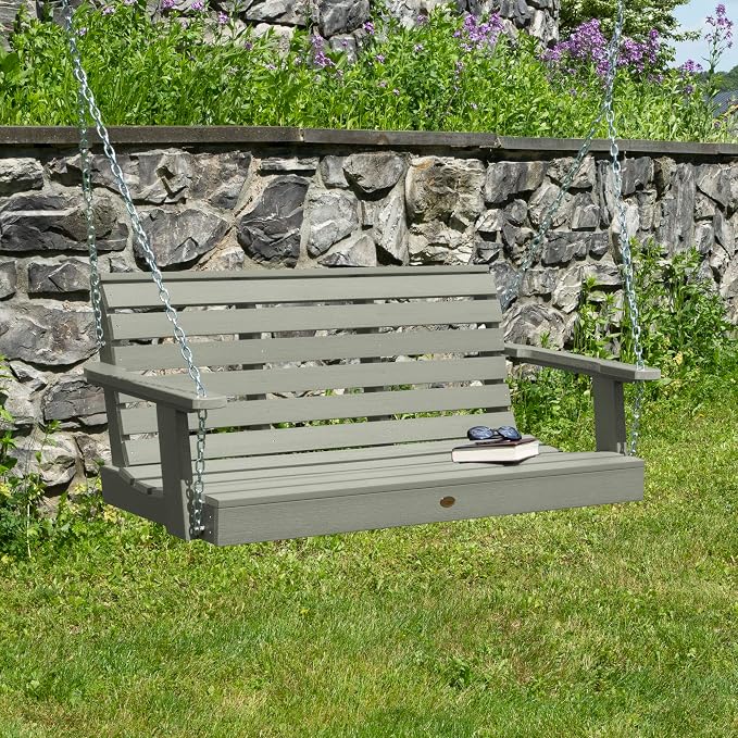 Highwood Weatherly Porch Swing, 4 Feet, Eucalyptus - Image 2
