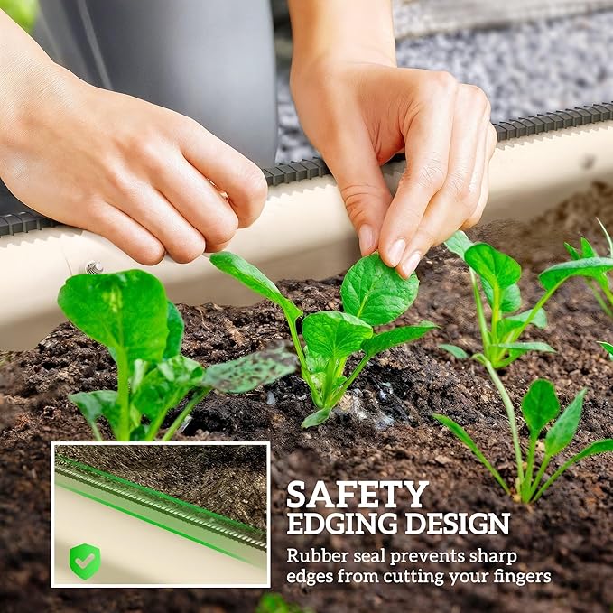 Outsunny 6.5' x 2' x 1' Galvanized Raised Garden Bed Kit, Outdoor Metal - Image 5