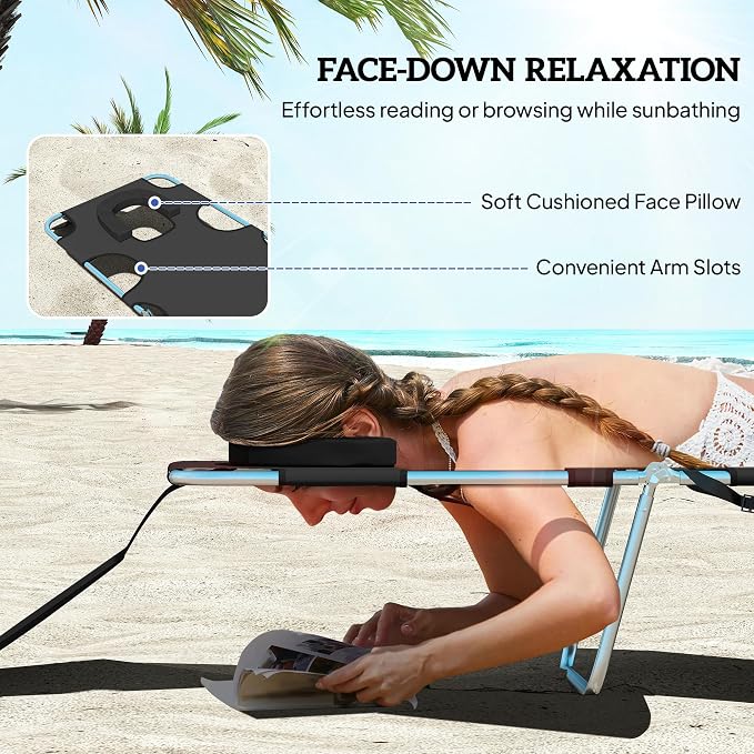 Outsunny Chaise Lounge Chair Outdoor - Image 5