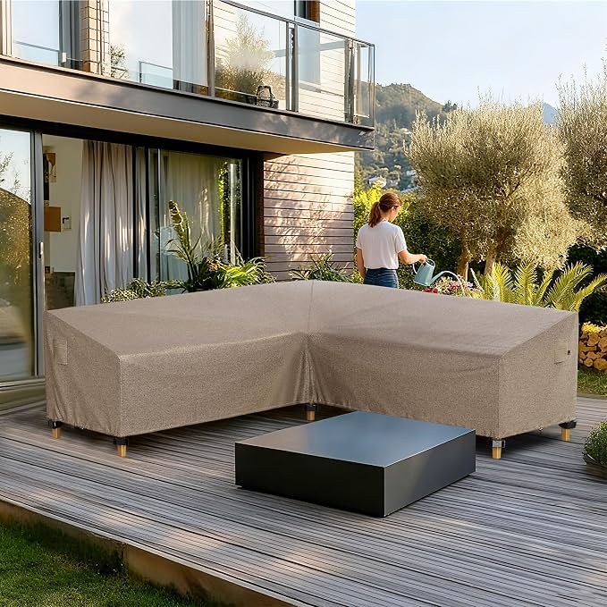 iBirdie Outdoor Sectional Cover fit 85 x 85 inch, 84 x 84, 83 x 83, 82 x 82 - Image 6