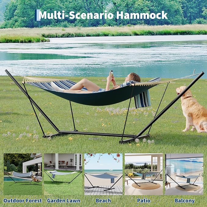 Double Hammock with Stand - Image 7