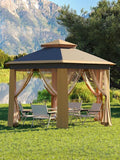 13'x13' Pop-Up Gazebo, Outdoor Hexagonal Patio Gazebo by GarveeLife