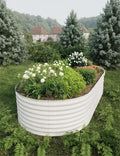 GarveeLife 8x4x2 ft Galvanized Raised Garden Bed by GarveeLife