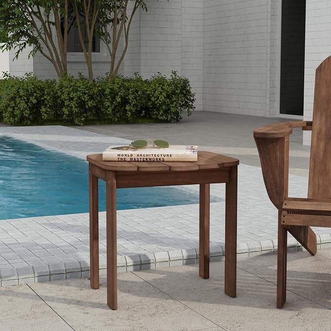 Linon Adirondack End, Teak Table - Image 8