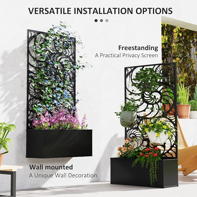 Outsunny Metal Raised Garden Bed - Image 4