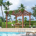 MUPATER 10’×10' All Wood Pergola by MUPATERHome