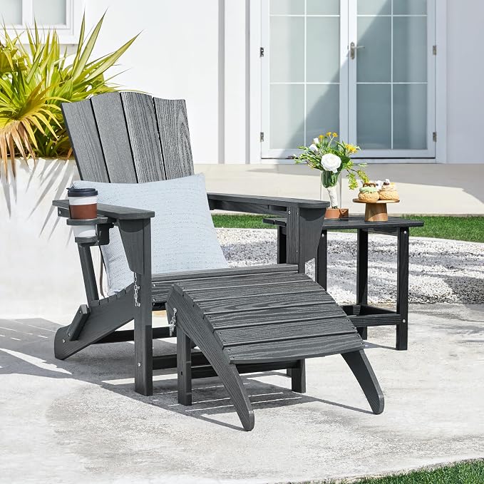 Yaheetech Adirondack Ottoman Footrest - Image 7