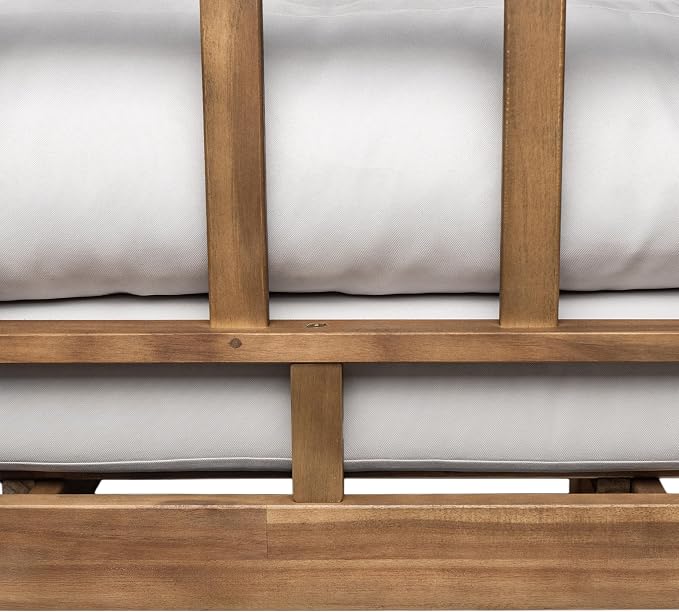Scott Living Outdoor Acacia Wood Daybed - Image 8