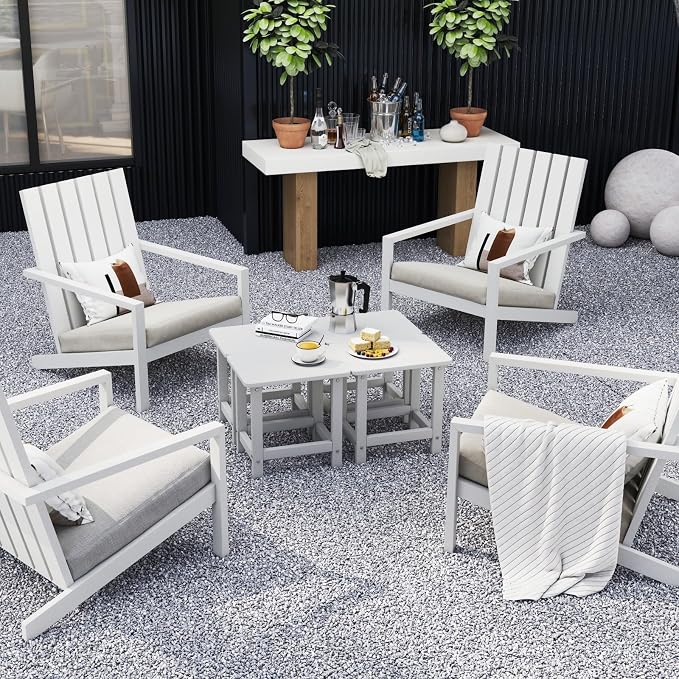 Weatherproof Outdoor Side Table, HDPE Small Outdoor Table - Image 7