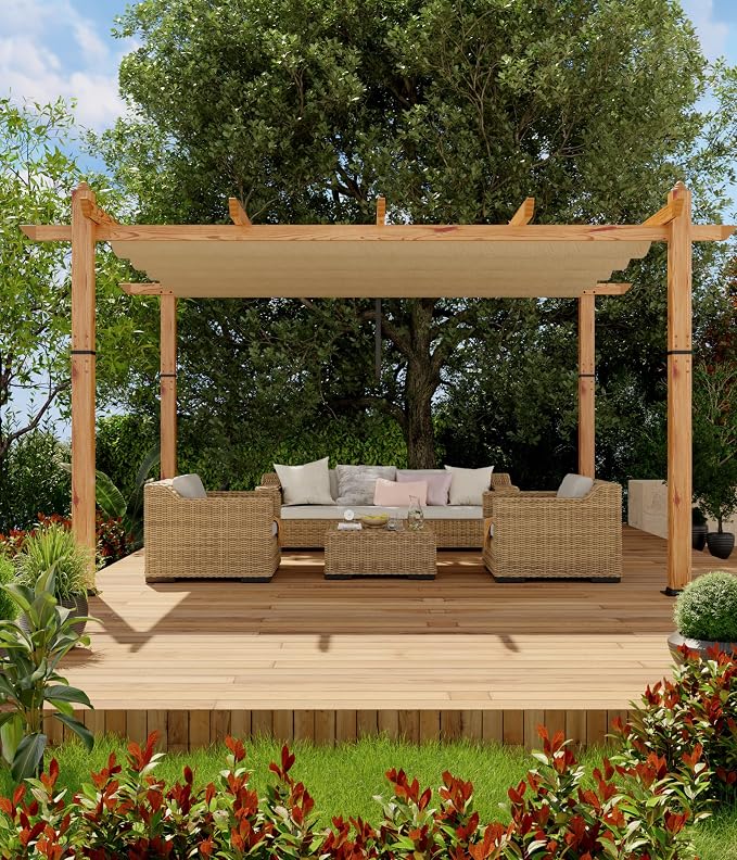 10 x 13 ft Aluminum Pergola - Image 4