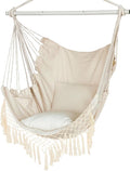 Hammock Chair, Hanging Rope Swing Seat by YAERSI