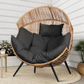 Shintenchi Wicker Egg Chair Rattan Patio Chair by Shintenchi