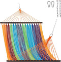 Lazy Daze Hammocks 10.5 FT Double 2 Person Caribbean Rope Hammock, Hand Woven by LazyDazeHammocks