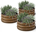 Kesfitt Round Metal Raised Garden Bed, 12-Inch Deep Galvanized Steel Garden Bed by Kesfitt