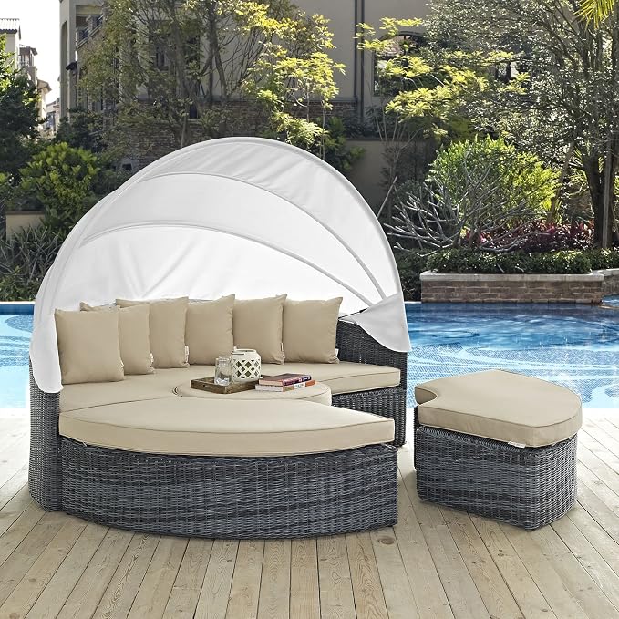 Modway Summon Outdoor Patio Daybed - Image 2