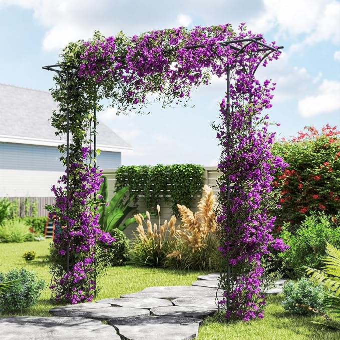 Giantex Metal Garden Arbor by Giantex