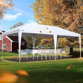 Quictent 10x20 Pop up Canopy Without Sidewalls Easy up Canopy Tent Instant by QUICTENT