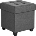 SONGMICS 15 Inches Cube Storage Ottoman, Bedroom Bench by SONGMICSbySONGMICSHOME