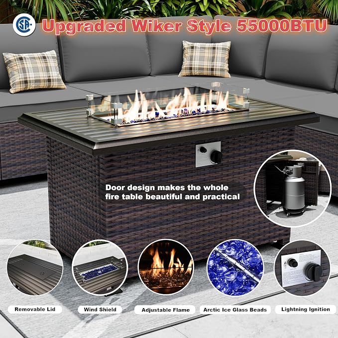 10 Pieces Patio Furniture Set - Image 3