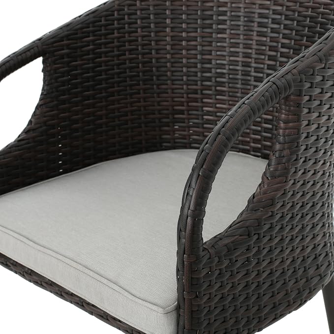 Christopher Knight Home Dominica Outdoor Wicker Barstools - Image 5