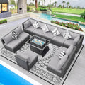 BULEXYARD 11 Piece High Back Patio Furniture Set by BULEXYARDFURNITURE
