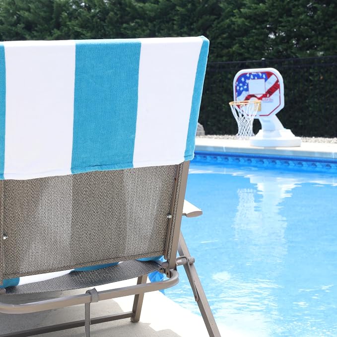 Superior Cabana Cotton Lounge Chair Cover, Outdoor Towel/Chaise Furniture Covers - Image 6