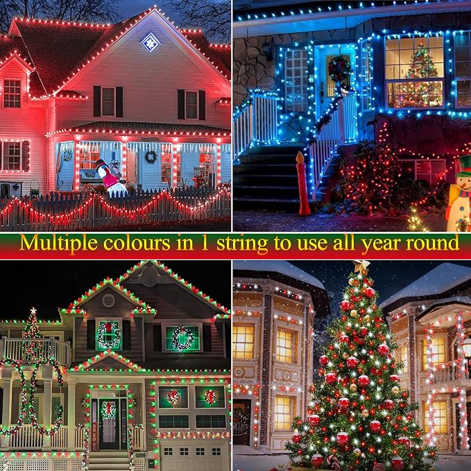 Joomer Color Changing Christmas String Lights, 279FT 800 LED 17 Colors LED - Image 4