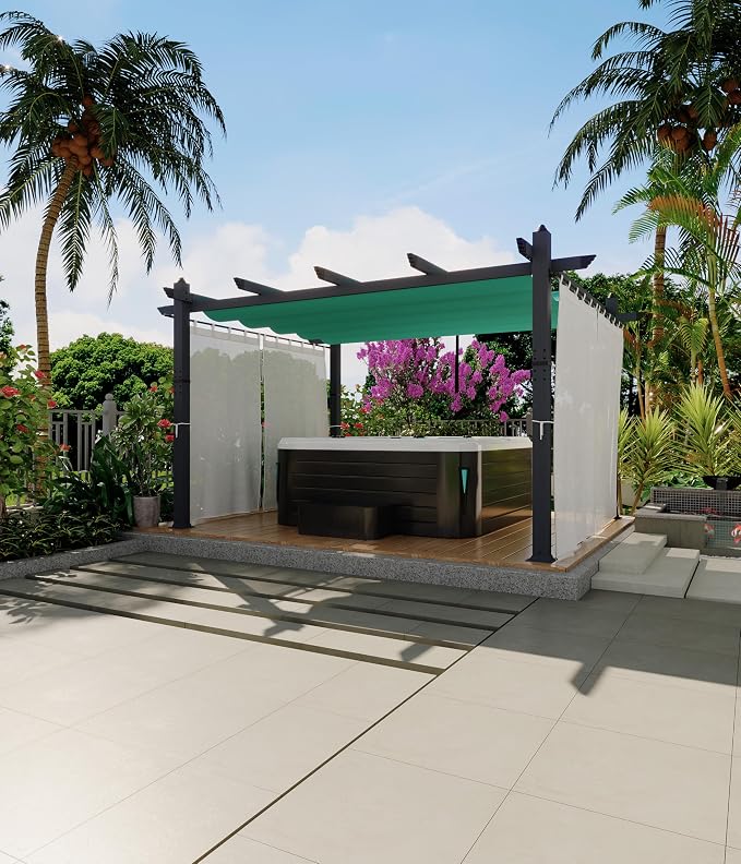 GarveeLife 10 x 13 ft Aluminum Pergola, Outdoor Metal Gazebo - Image 7