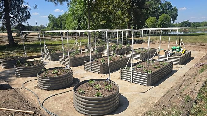 A ANLEOLIFE 6-Pack 4X4 & 6X3 & 6X2 Deep Root Galvanized Raised Garden Beds - Image 3