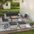 9-Piece Outdoor Patio Furniture Set by MuphyersPatioFurniture