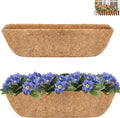 Y&M 24" Coco Liner for Window Box Deck Basket Planter Trough Coconut Fiber by YM