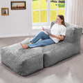 Hobestluk Bean Bag Chair Big Bean Bag Lounger by YourHomeDeservesMore