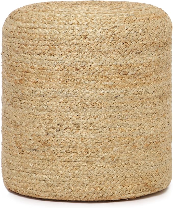 REDEARTH · Cylindrical Pouf Ottoman - Image 4