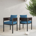 Grand patio Outdoor Dining Chair Set of 2, 2 Pieces Patio Dining Chairs by GrandPatio