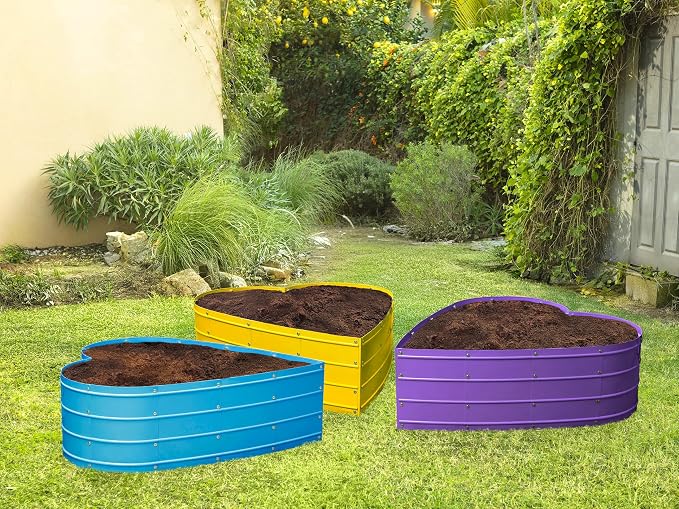 Plant & Plot Galvanized Raised Garden Beds Outdoor // Planter Raised Beds - Image 3