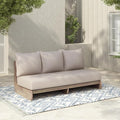 Christopher Knight Home Poppy Acacia Wood Outdoor 3 Seater Sofa by ChristopherKnightHome