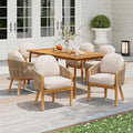 Christopher Knight Home Kclent Outdoor Acacia Wood Dining Set by ChristopherKnightHome