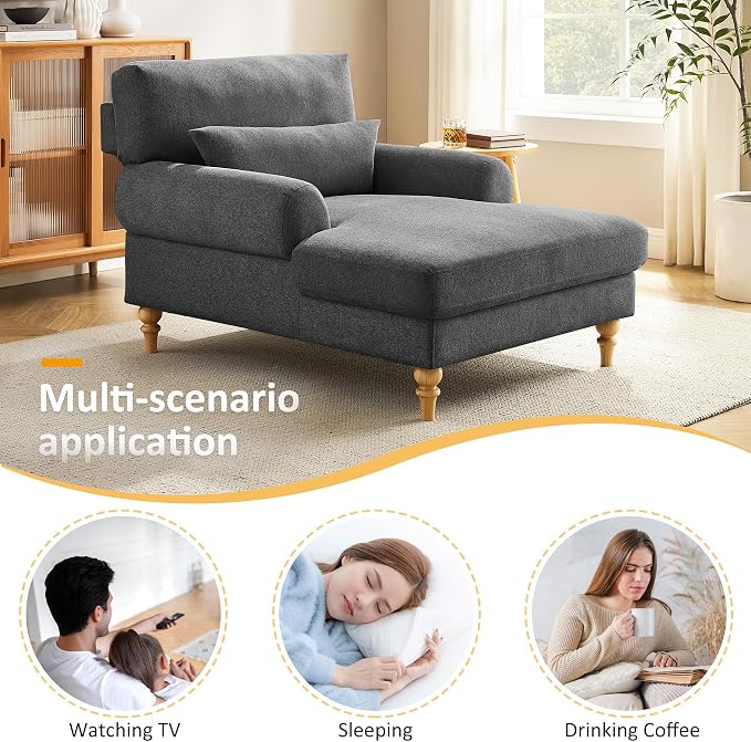 Modern Chaise Lounge Chair - Image 4