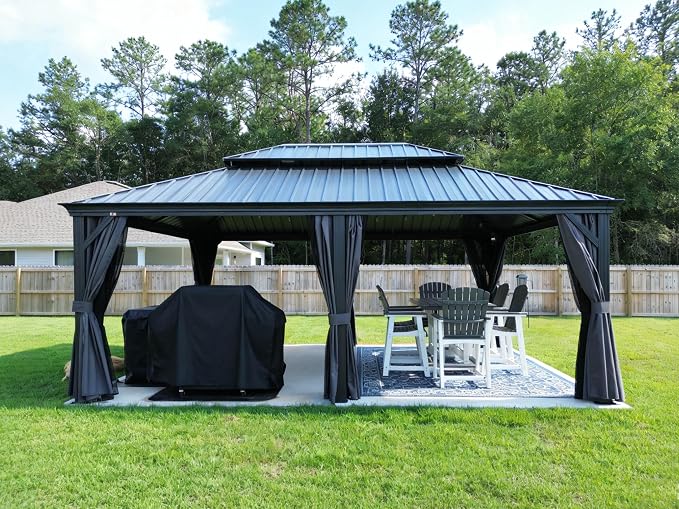 PURPLE LEAF 14' X 20' Outdoor Gazebo - Image 2